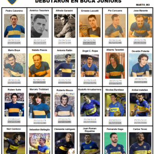 GRANDES JUGADORES QUE DEBUTARON EN BOCA